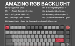 AJAZZ AK816 Pro Wired/Wireless Mechanical keyboard (Gateron Pro 2.0 Silver) - CLS Tech | Ajazz