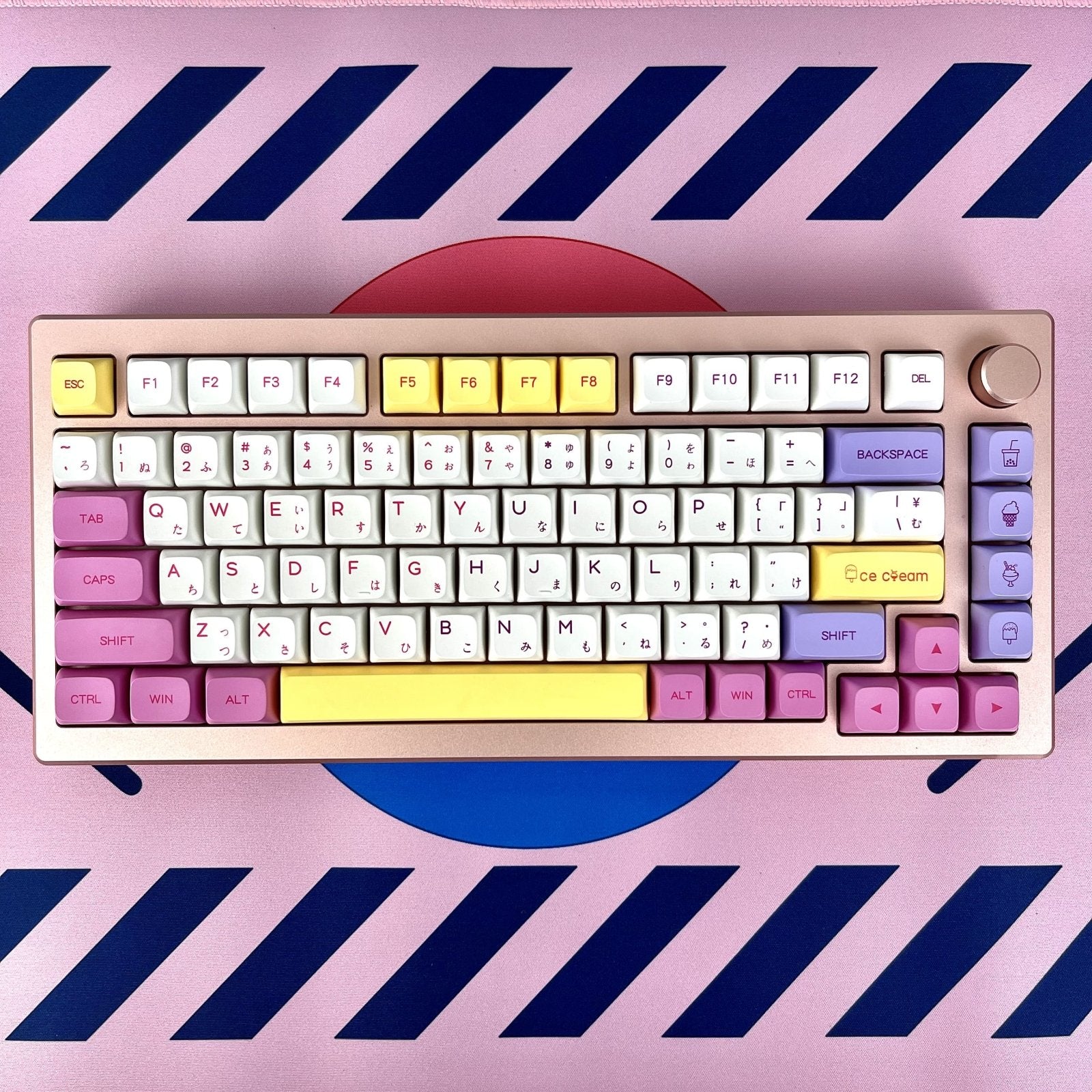 Akko MOD 007 Sakura Ice Cream Custom Mechanical Keyboard - CLS Tech