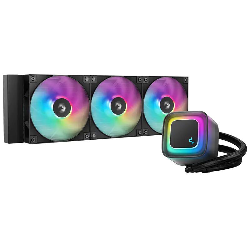 DeepCool LE360 V2 360mm RGB Liquid CPU Cooler - Black