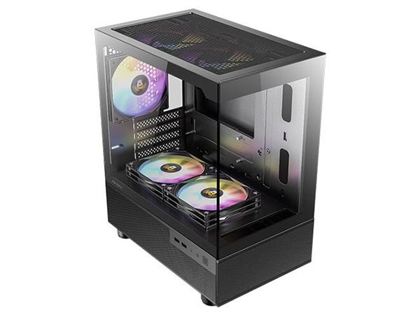 Antec CX200M RGB ELITE mATX Gaming Case - Black - CLS Tech