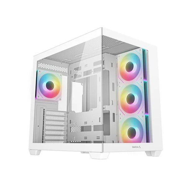 DeepCool CG530 4F TG ATX Case - White - CLS Tech