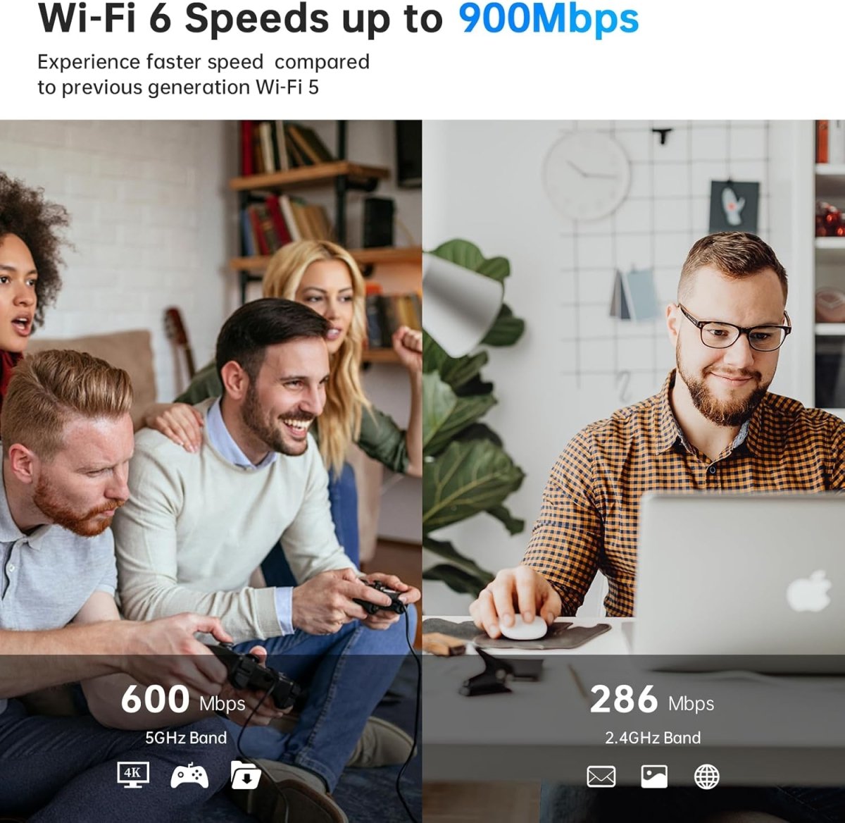 EDUP AX900M USB WiFi6 Adapter Bluetooth 5.3 - CLS Tech