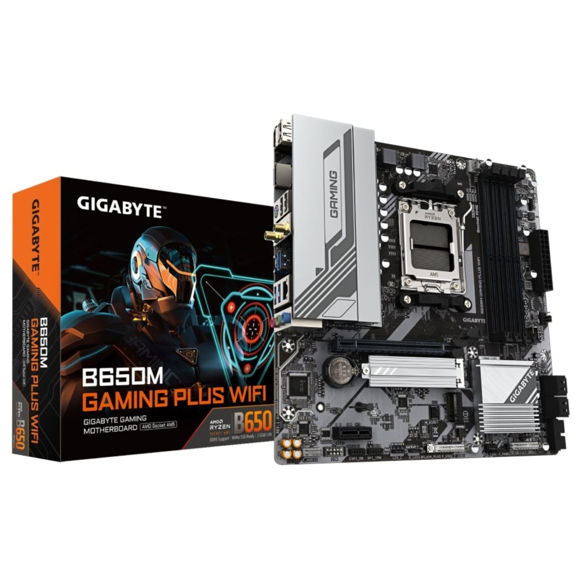 Gigabyte B650M Gaming Plus Wi - Fi DDR5 AM5 mATX Motherboard - CLS Tech