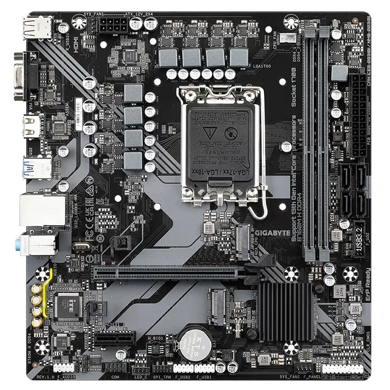 Gigabyte B760M H DDR4 LGA 1700 mATX Motherboard - CLS Tech