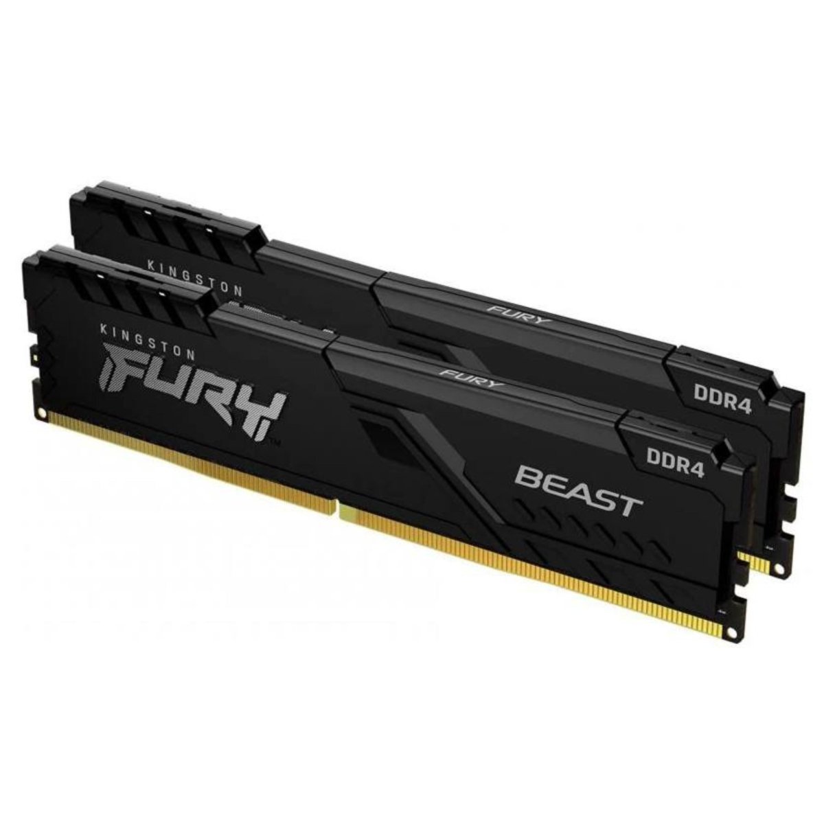 Kingston 32GB (2x16GB) Fury Beast CL16 3200MHz DDR4 RAM - Black - CLS Tech