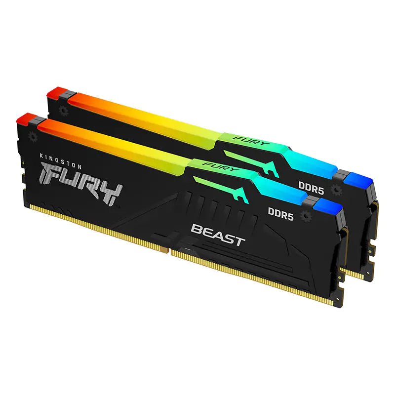 Kingston 32GB (2x16GB) Fury Beast RGB 5600MHz CL36 DDR5 RAM - Black - CLS Tech