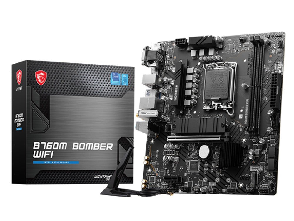 MSI B760M BOMBER WIFI DDR5 LGA1700 mATX Motherboard - CLS Tech