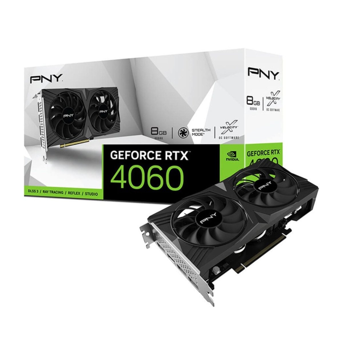 PNY GeForce RTX 4060 8GB VERTO Dual Fan DLSS 3 Graphics Card - CLS Tech