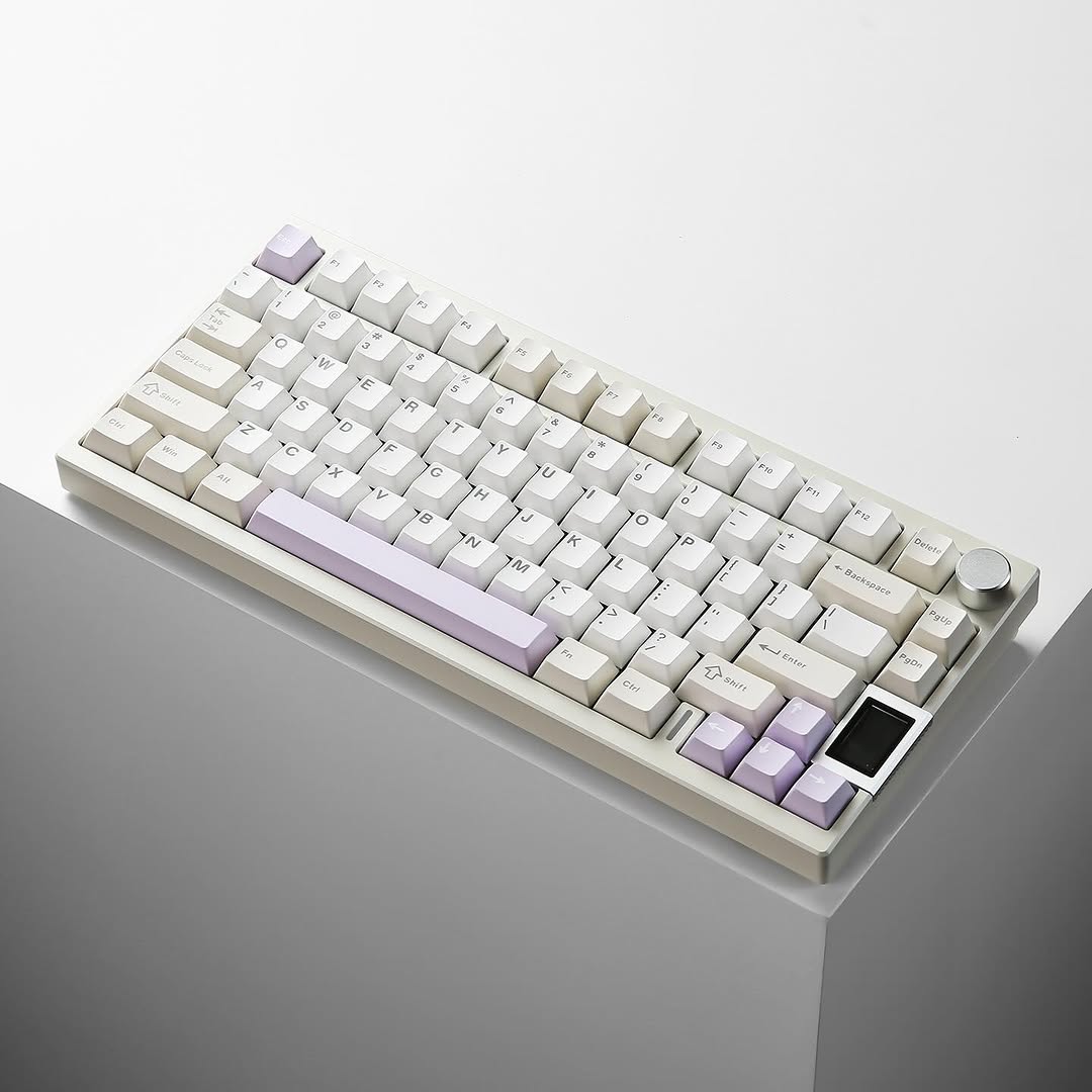 [PRE - ORDER] YUNZII AL80 QMK/VIA Aluminum Mechanical Keyboard - with Display - CLS Tech