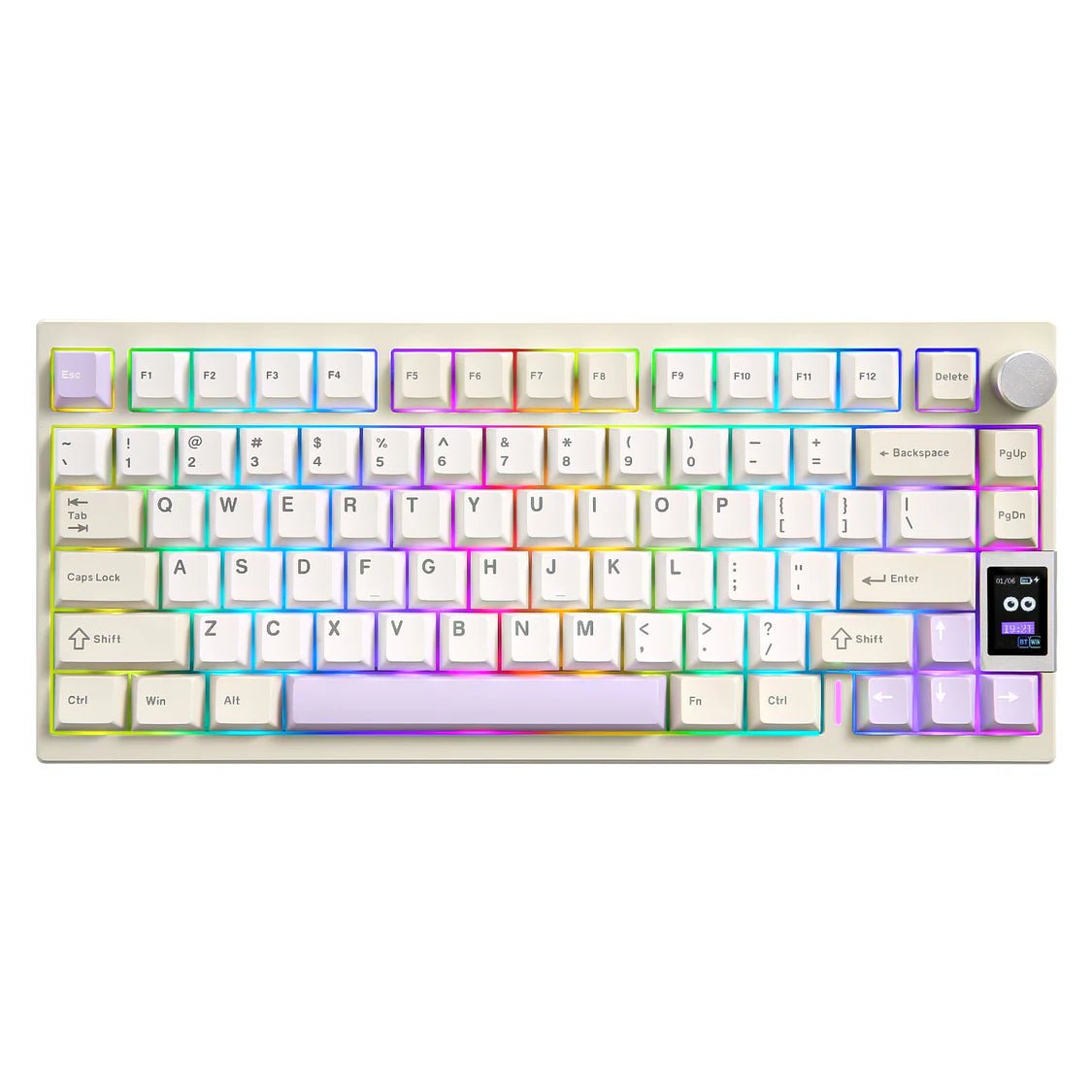 [PRE - ORDER] YUNZII AL80 QMK/VIA Aluminum Mechanical Keyboard - with Display - CLS Tech