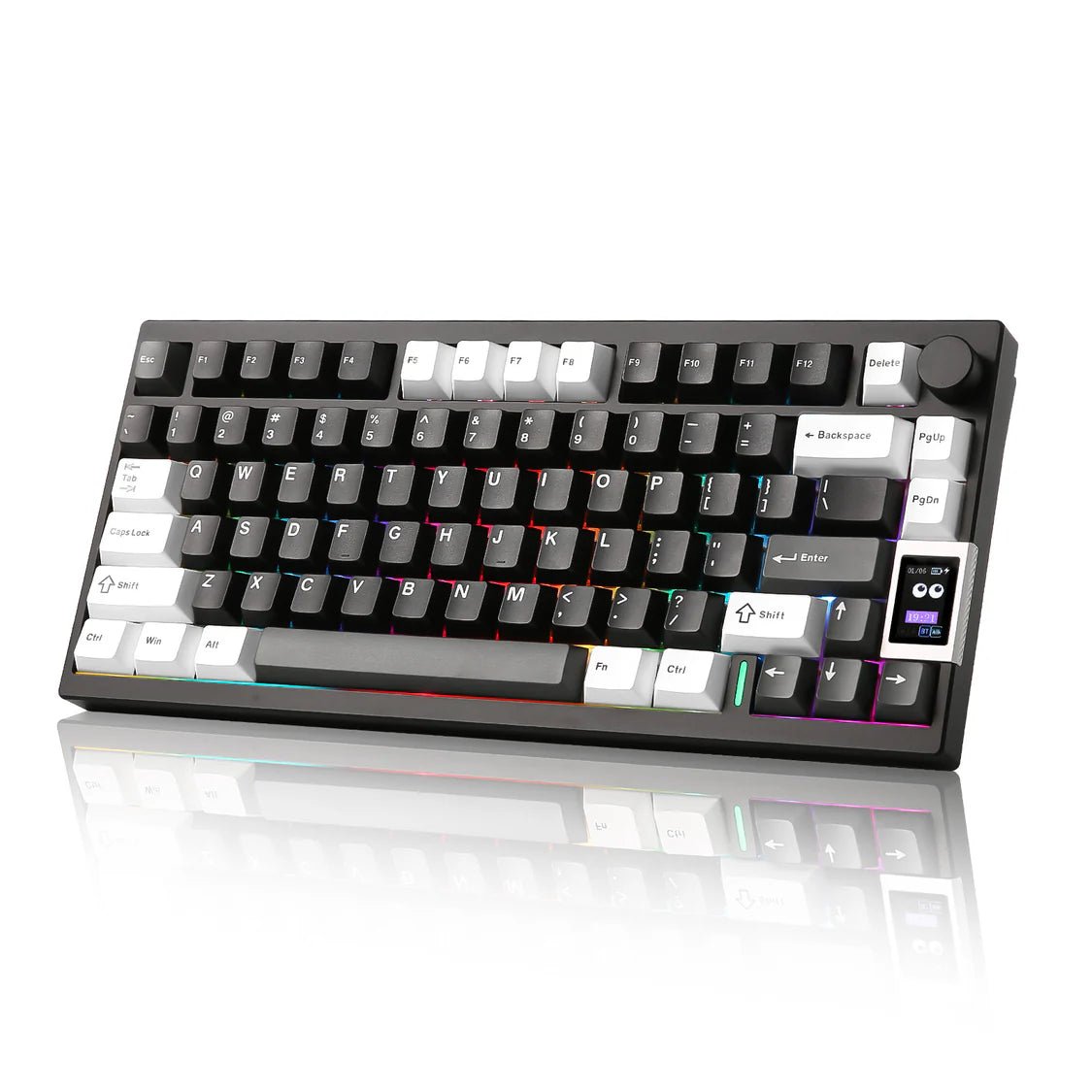 [PRE - ORDER] YUNZII AL80 QMK/VIA Aluminum Mechanical Keyboard - with Display - CLS Tech