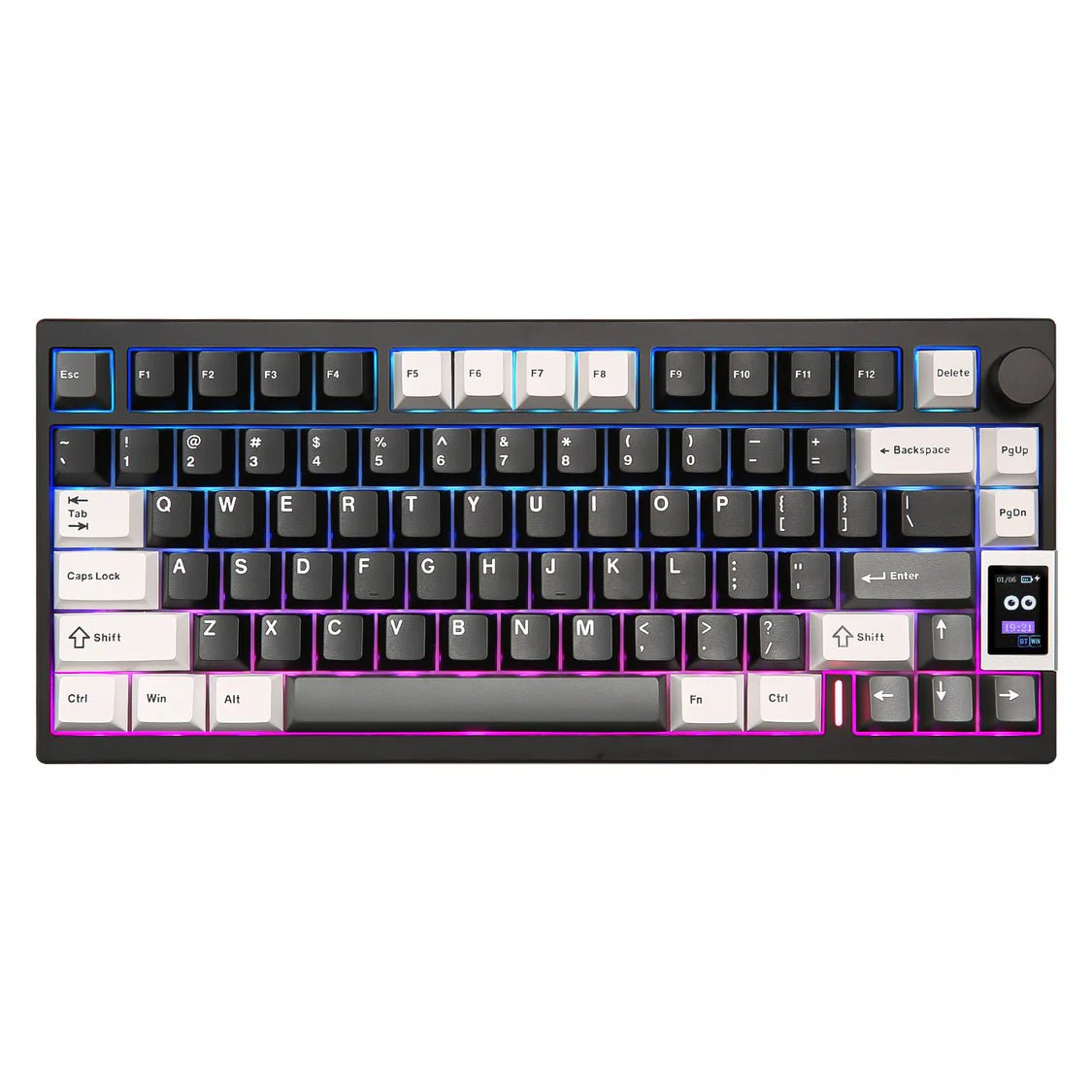 [PRE - ORDER] YUNZII AL80 QMK/VIA Aluminum Mechanical Keyboard - with Display - CLS Tech