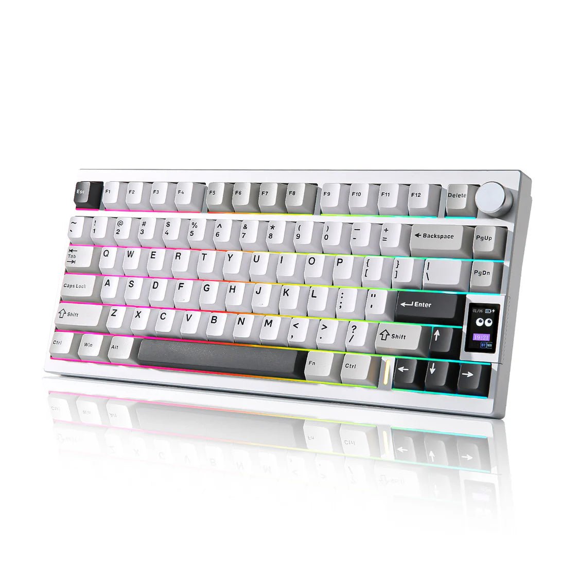 [PRE - ORDER] YUNZII AL80 QMK/VIA Aluminum Mechanical Keyboard - with Display - CLS Tech