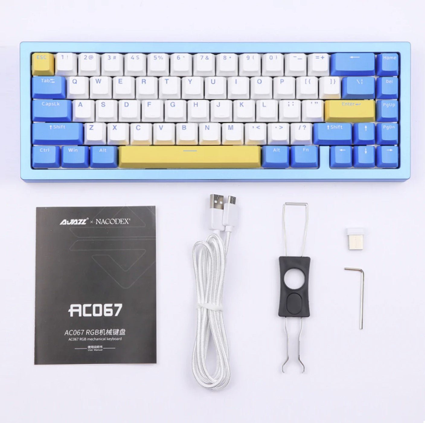 Ajazz AC067 Blue - CLS Tech | Ajazz