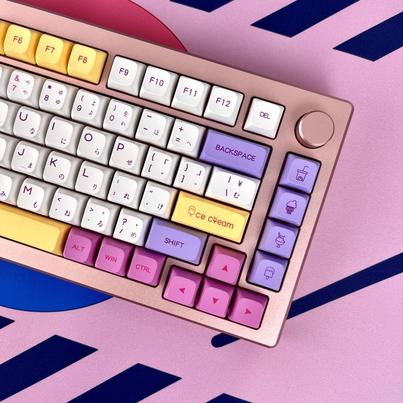 Akko MOD 007 Sakura Ice Cream Custom Mechanical Keyboard - CLS Tech | CLS Tech