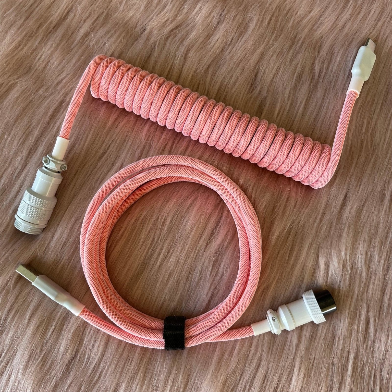 CUSTOM COILED CABLE GX16 -Just Orange - CLS Tech | CLS Tech