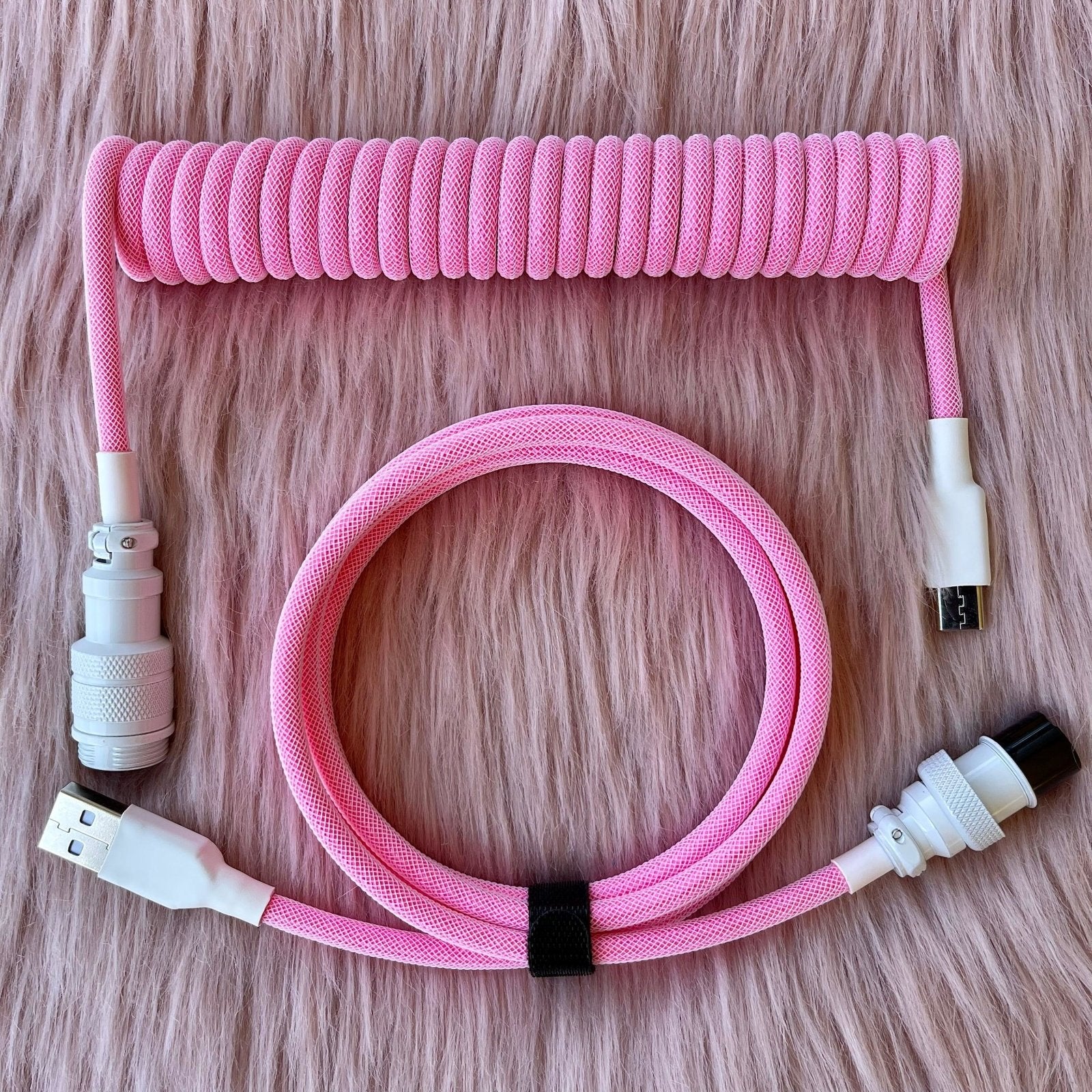 CUSTOM COILED CABLE GX16 -Just Pink - CLS Tech | CLS Tech