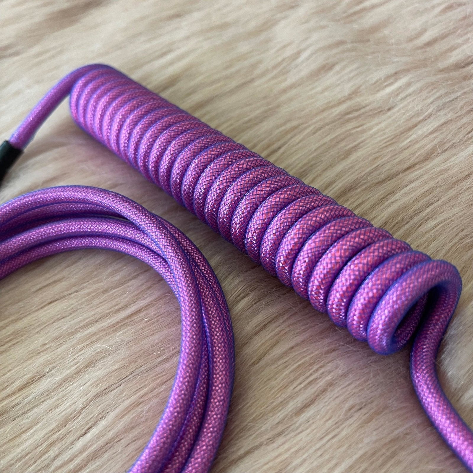 CUSTOM COILED CABLE GX16 -Purple - CLS Tech | CLS Tech