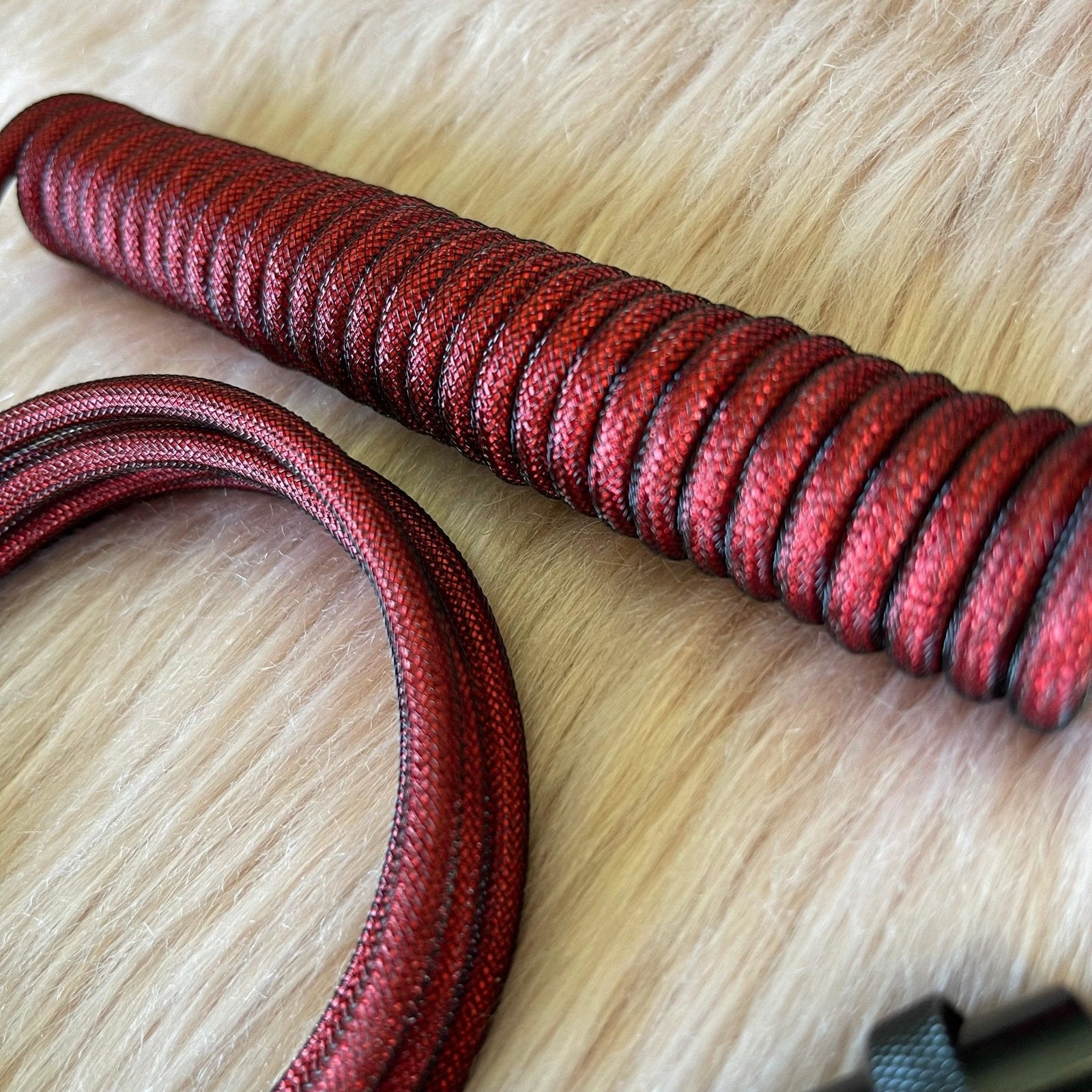 CUSTOM COILED CABLE GX16 -Red - CLS Tech | CLS Tech
