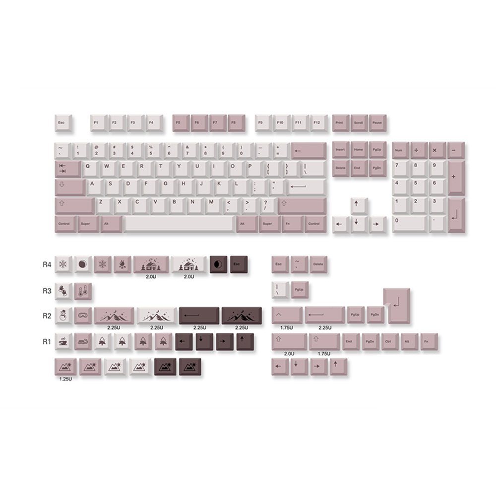 Dreamscape Keycaps Dreamscape Pink PBT MDA Keycaps - CLS Tech