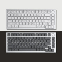 Glorious PBT 114-Key Keycap Set - White - CLS Tech | Glorious