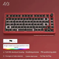 HJS AL75 Aluminum Mechanical Keyboard Kit - CLS Tech | HJS