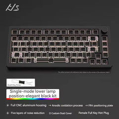 HJS AL75 Aluminum Mechanical Keyboard Kit - CLS Tech | HJS