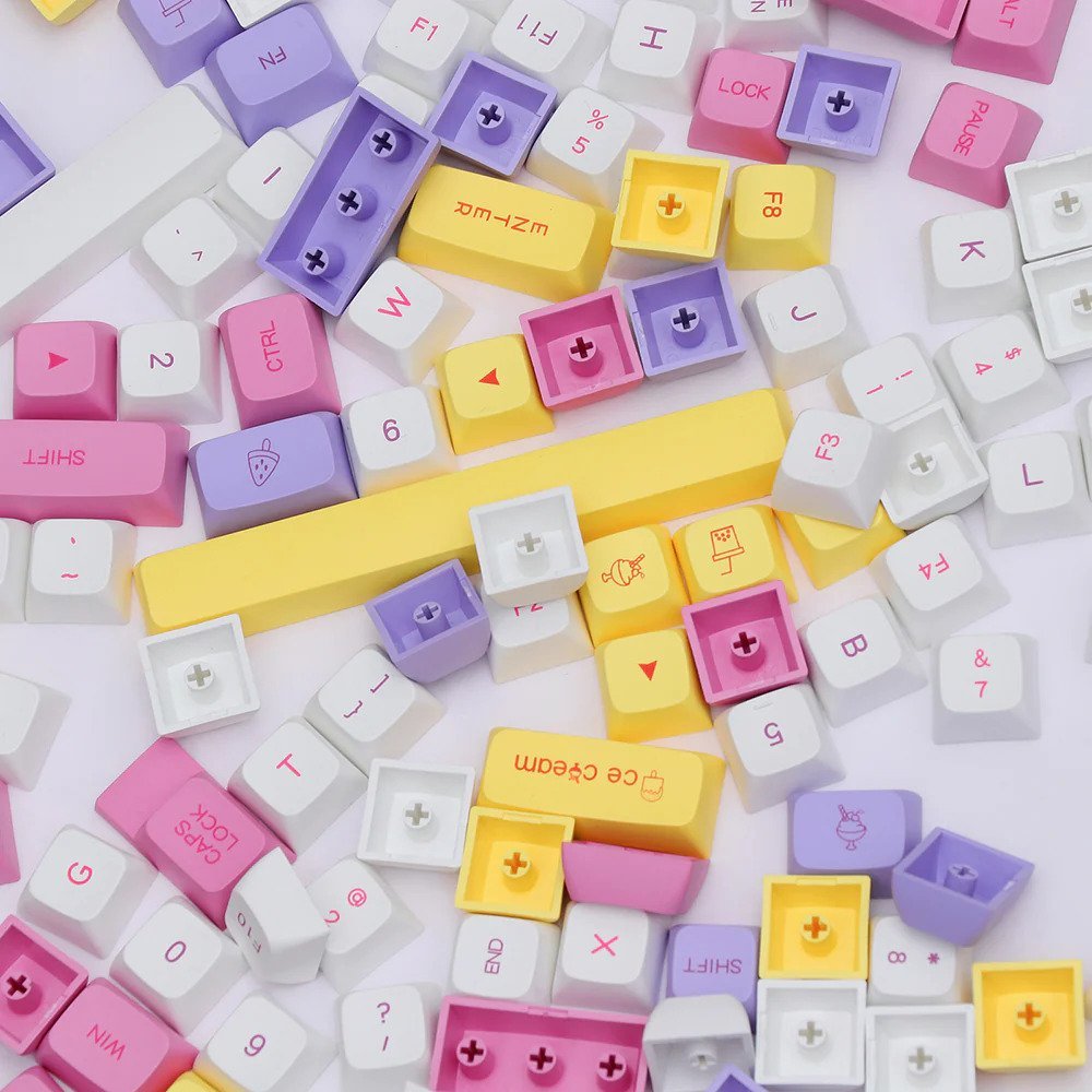 Ice Cream XDA PBT Keycaps - CLS Tech | Royal Kludge