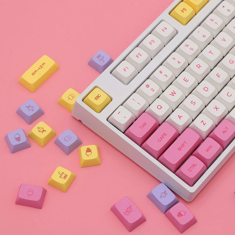 Ice Cream XDA PBT Keycaps - CLS Tech | Royal Kludge