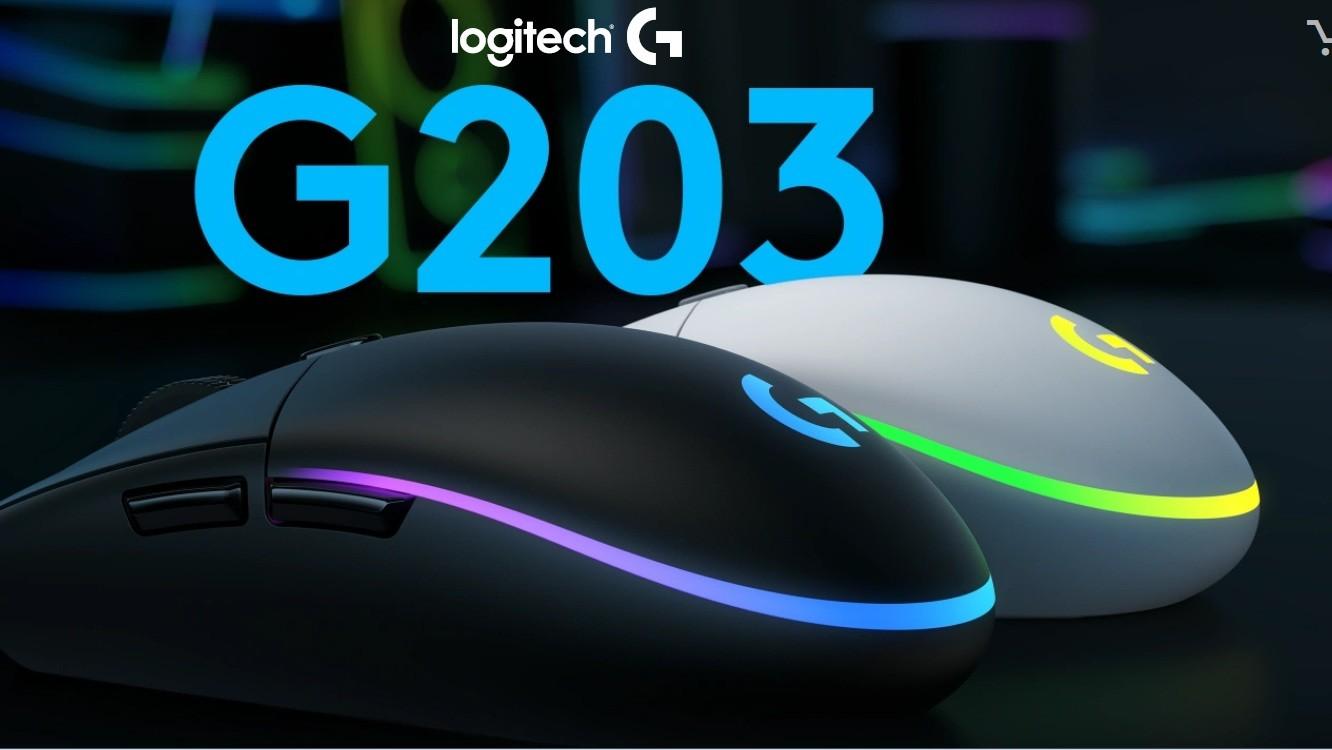 Logitech G203 LIGHTSYNC Gaming Mouse - Black - CLS Tech | Corsair