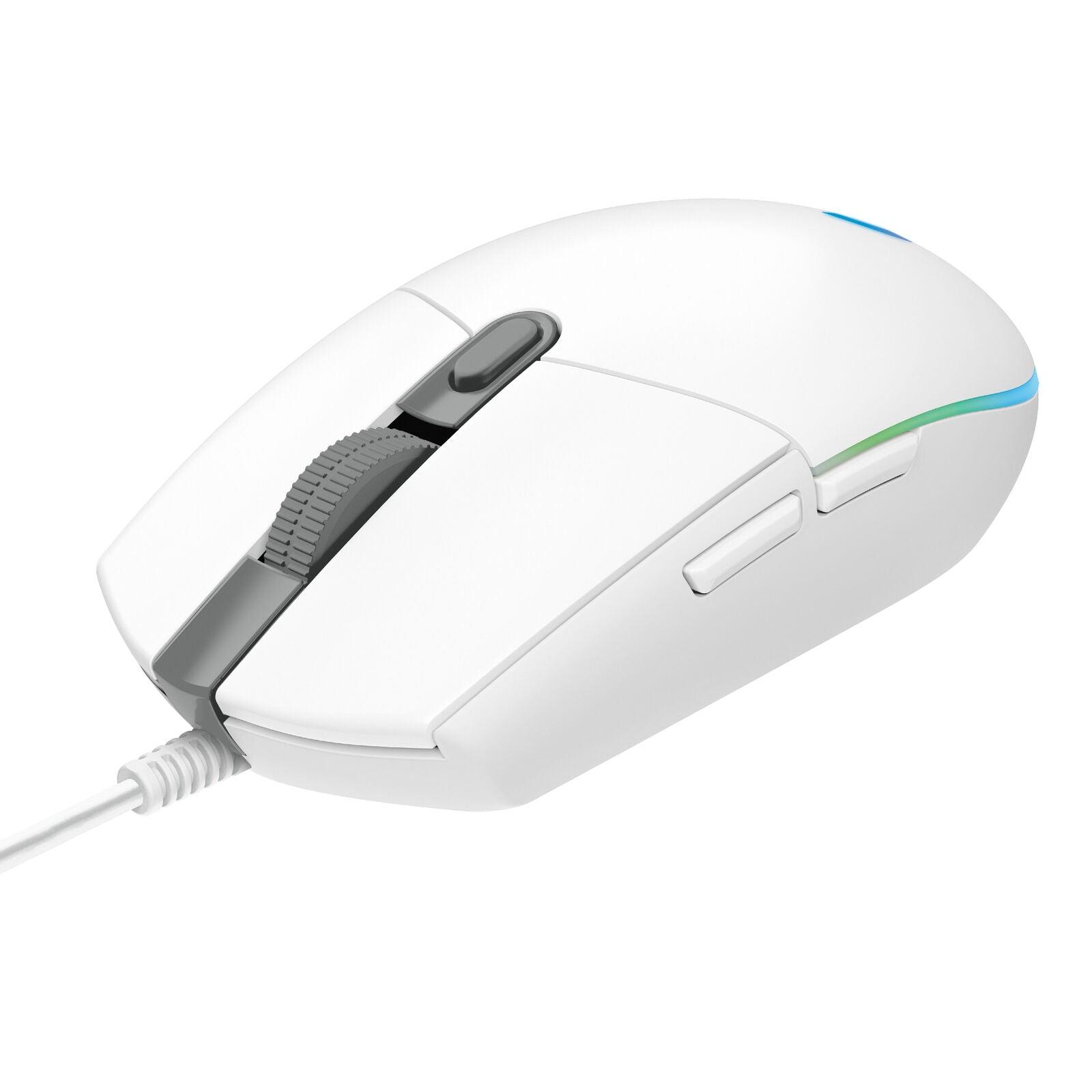 Logitech G203 LIGHTSYNC Gaming Mouse - White - CLS Tech | Corsair