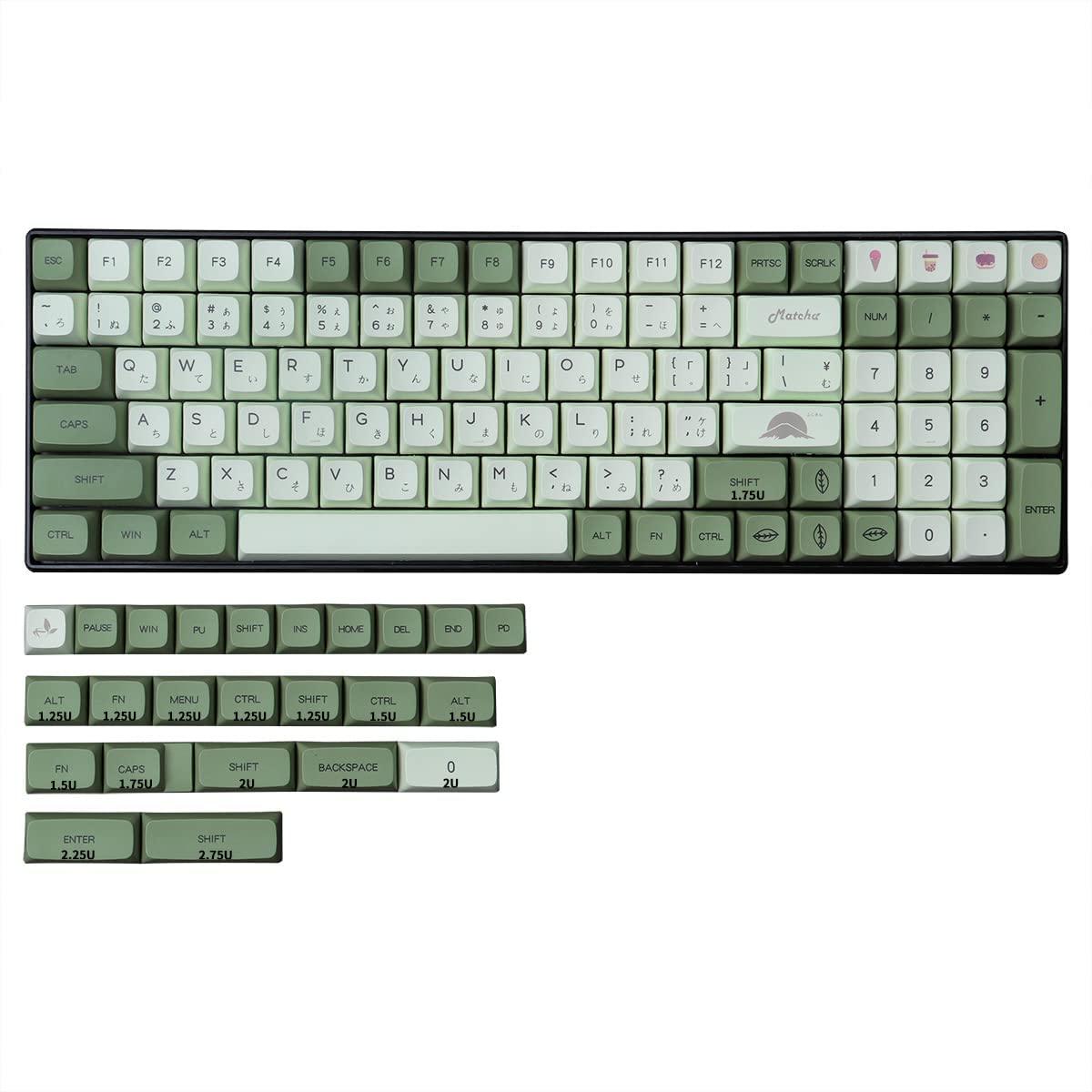 MATCHA V2 124 Keys English/Japanese PBT Keycaps - CLS Tech | CLS Tech