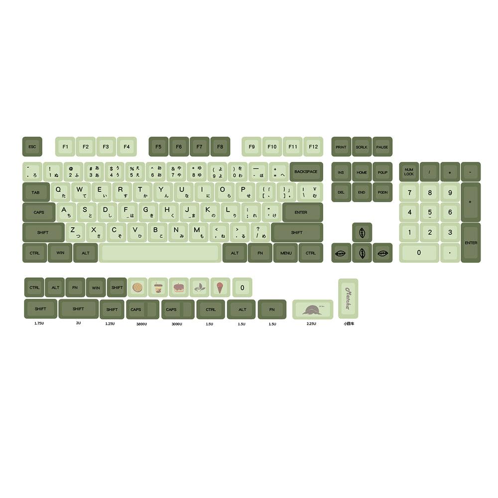MATCHA V2 124 Keys English/Japanese PBT Keycaps - CLS Tech | CLS Tech